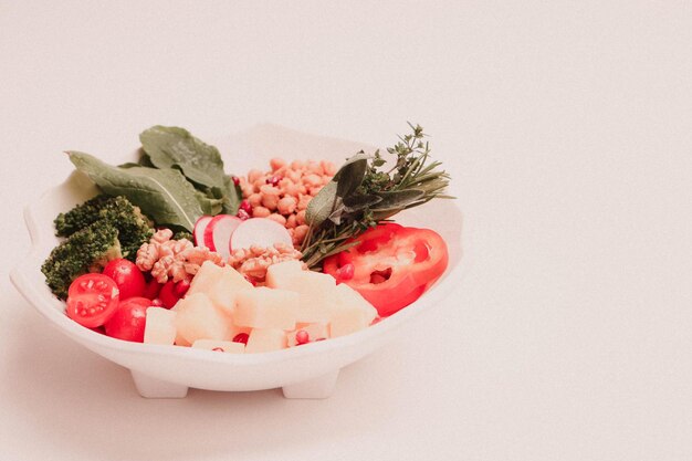 Miska świeżych składników